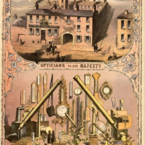 J. P Cutts, Sutton and Son, Optical Instrument Makers, 39 Division Street, c. 1858