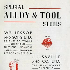 Jessop Saville Special Alloy and Tool Steels catalogue, 1960