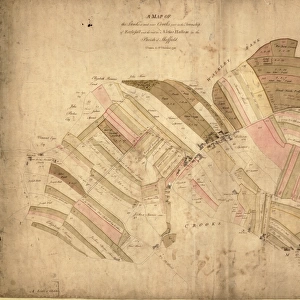A map of the lands at and near Crooks [Crookes] part in Ecclesall and part in Nether Hallam, 1790