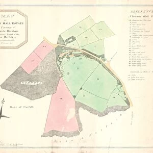 A Map of Norwood Hall Estate in the Township of Brightside Bierlow and some adjoining Lands of the Duke of Norfolk, 1832