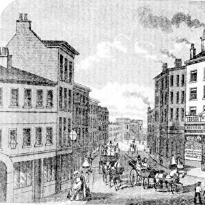 Market Place, Sheffield, Yorkshire, 19th cent