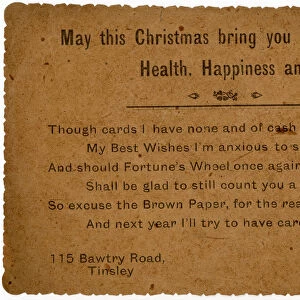 May this Christmas bring you health, happiness and prosperity, c1910