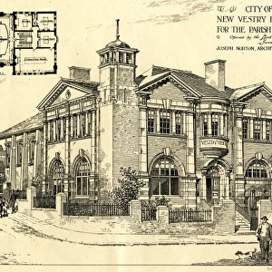 Meersbrook Vestry Hall (fronting Burcot Road and Meersbrook Park Road, 1904