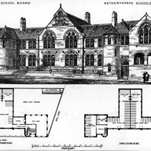Netherthorpe School, Bethel Street, Sheffield, 1874