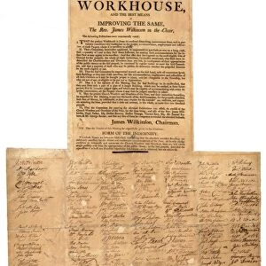 Notice of resolutions made at a general meeting of the inhabitants of the township of Sheffield... for the purpose of taking into consideration the present state of the workhouse and the best means of improving the same, 1804