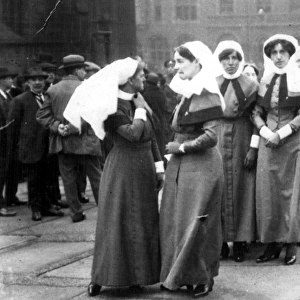 Nurses from 3rd Northern General Base Hospital at a Memorial Service, World War I