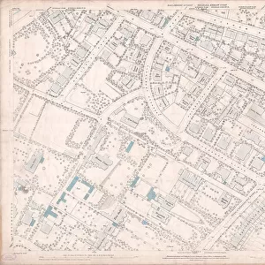 Ordnance Survey Map, Broomhill area of Sheffield, 1889 (Yorkshire sheet 294. 7. 23)