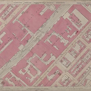 Ordnance Survey Map, Carlisle Street East and Savile Street East area, Sheffield, 1889 (Yorkshire sheet No. 294. 4. 24)