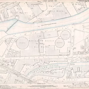 Ordnance Survey Map, Effingham Street area, Sheffield, 1889 (Yorkshire sheet 294. 8. 8)