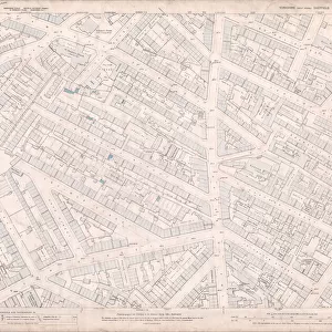 Ordnance Survey Map, Sheffield, Bramwell Street / Netherthorpe area, 1889 (Yorkshire sheet 294. 7. 14)