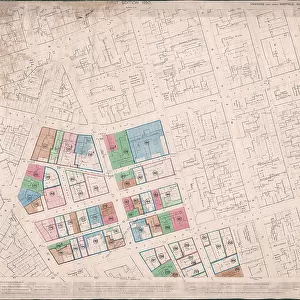 Ordnance Survey Map, Sheffield, Eldon Street / West Street area, 1889 (Yorkshire sheet 294. 7. 25)