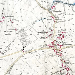Ordnance Survey map: Totley, 1876