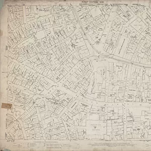 Ordnance Survey Map, West Bar area, Sheffield, 1889 (Yorkshire sheet 294. 8. 11)