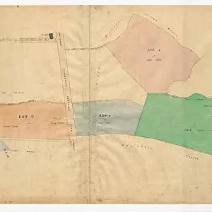 Plan of Broomgrove estate, Sheffield, 1830