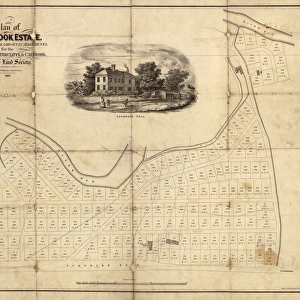 Plan of the Carbrook Estate as proposed to be laid out in allotments, for the Sheffield, Attercliffe and Carbrook Freehold Land Society. Geo W. Wilson, surveyor, etc. 1853