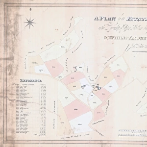A Plan of an Estate in the Township of Upper Hallam belonging to Mr Philip Andrews, 1830