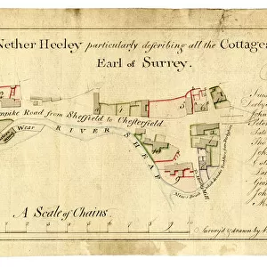 Plan of Nether Heeley, Sheffield, 1783
