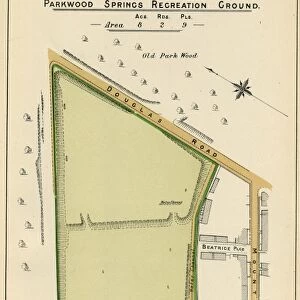 Plan of Parkwood Springs Recreation Ground, 1897