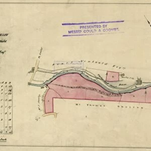 Plan of property for sale in the Townships of Stannington and Loxley in the Chapelry of Bradfield purchased by Henry Newbould of John Goodison, 1848
