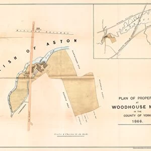 Plan of property at Woodhouse Mill, 1865