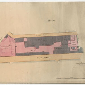 Plan of Thomas Rawson and Co. Pond Street Brewery, Sheffield, Yorkshire, 1832