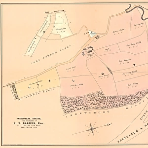 Plan of the Wincobank Estate, the property of J. E. Barker, esquire, as allotted for sale, 1856