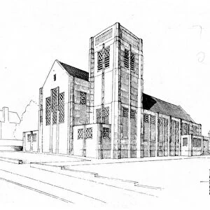 Proposed church, Bellhouse Road, Shiregreen, 1932