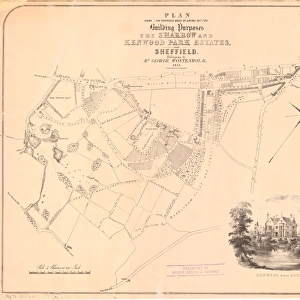 Proposed mode of laying out for building purposes the Sharrow and Kenwood Park Estates near Sheffield belonging to George Wostenholm, 1853
