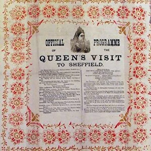 Royal visit of Queen Victoria to Sheffield official programme, 1897
