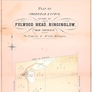 Sale plan Fulwood Head, Ringinglow, Sheffield, 1867