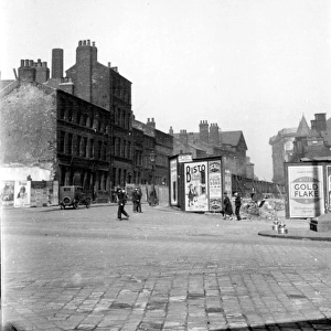 Sheffield, Holly Street from Barkers Pool, before construction of City Hall, 1929