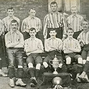 Sheffield United Football Club with the English Cup and Ball, c. 1900