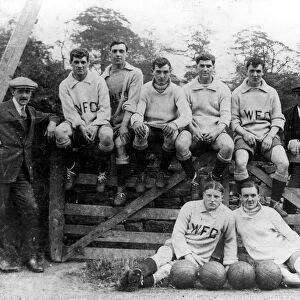 Sheffield Wednesday Football Club in training, around 1913