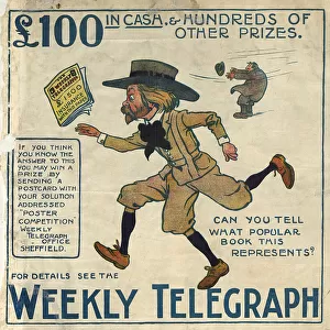 Sheffield Weekly Telegraph poster: competition, c. 1900