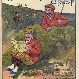 Sheffield Weekly Telegraph poster: lost ball, 1901