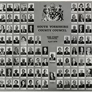 South Yorkshire County Council - members of the first council, 1974