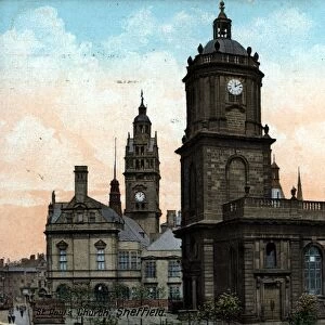 St. Pauls Church and Town Hall, Pinstone Street, Sheffield
