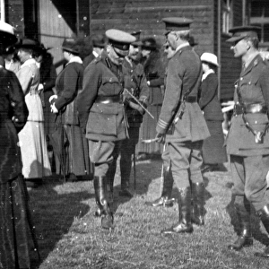 Surgeon-General W. G. A. Bedford at the Opening of Wards 32 and 33, 3rd Northern General Base Hospital, Broomhall, World War I, , 1916