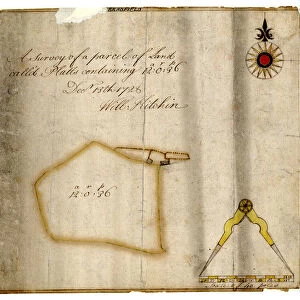 A survey of a parcel of Land called Platts... [Platts Farm, Ughill], 1728