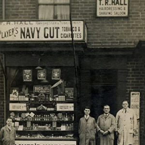 T. R. Hall, hairdresser and shaving salon, 294 Bramall Lane, Sheffield