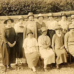 Thursday Afternoon Working Party, possibly St. Cuthberts, Sheffield, Yorkshire, c. 1920