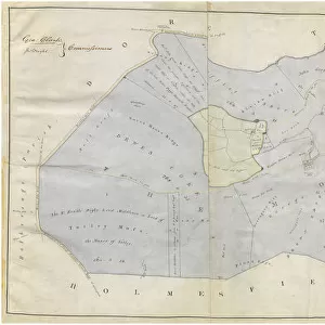 Totley enclosure map, 1842