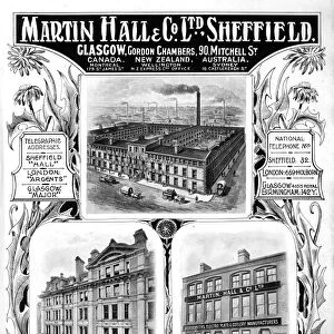 Trade catalogue of Martin, Hall and Co Ltd. Silversmiths, Electro Plate and Cutlery Manufacturers, Shrewsbury Works, 53 Broad Street, Park, Sheffield, c. 1900