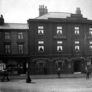 Victoria Hotel, 1913-14, corner of Furnival Road (left) and Exchange Lane (right), Nos 17-21, Furnival Road, Albert Taylors Dining Rooms