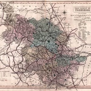 West Riding of Yorkshire by J and C Walker, 1836