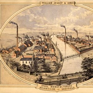 William Jessop and Sons, Brightside Works, Brightside Lane, c. 1858