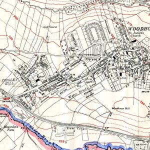 Woodhouse (extract from Ordnance Survey of 1935, revised to 1948)