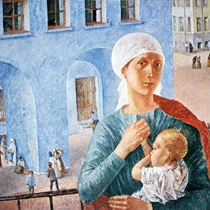 1918 in Petrograd, 1920, Artist: Kuz ma Petrov-Vodkin