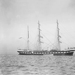 The 611 ton auxilary barque ship Belem, 1919. Creator: Kirk & Sons of Cowes