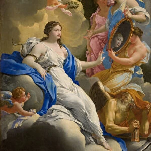 Allegory of Prudence, 1645. Creator: Vouet, Simon (1590-1649)